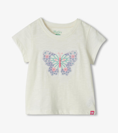 Hatley Baby Girls Butterfly T-shirt and Leggings Set