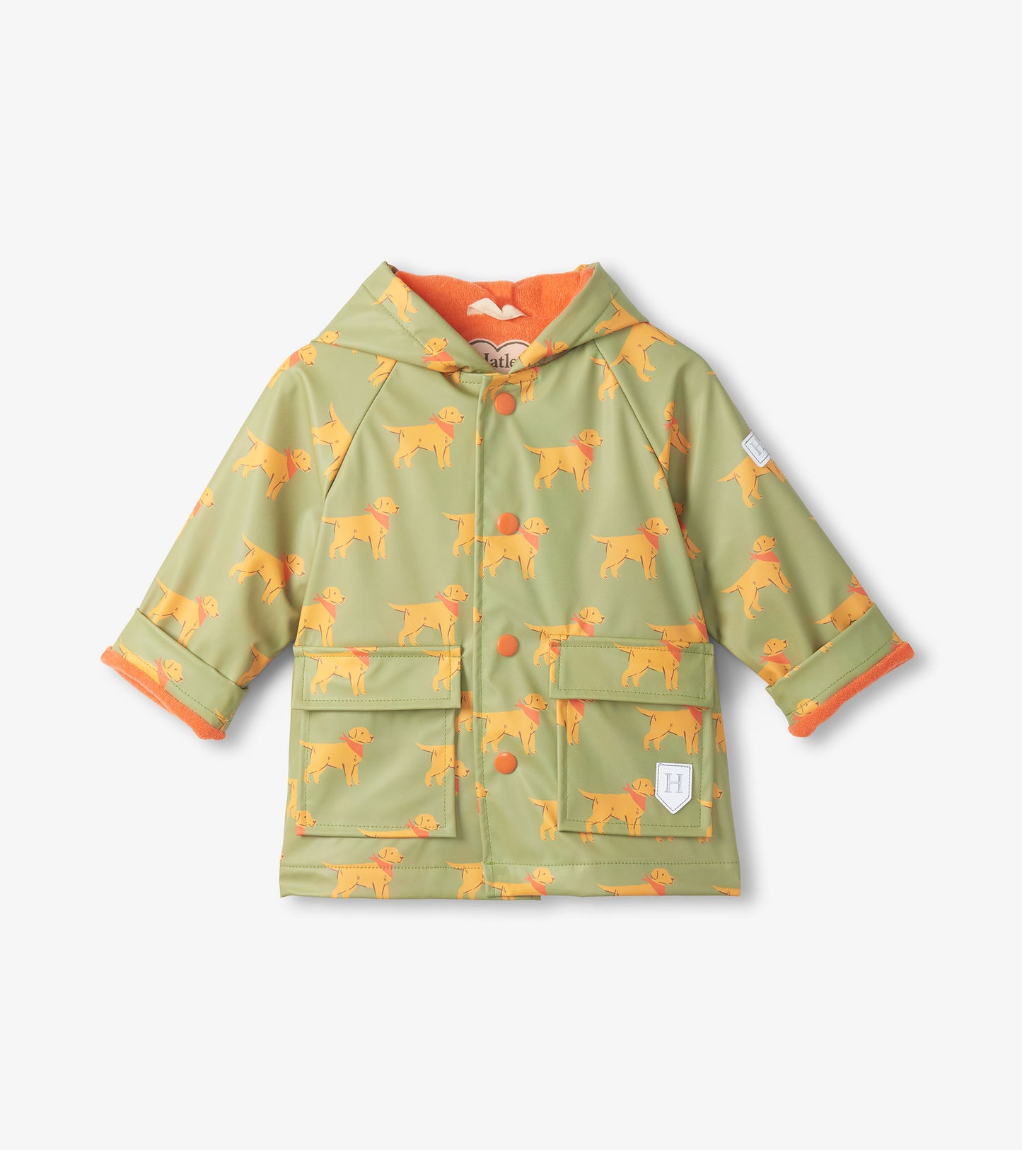 Hatley Baby BoyCamping Puppy Snap Raincoat