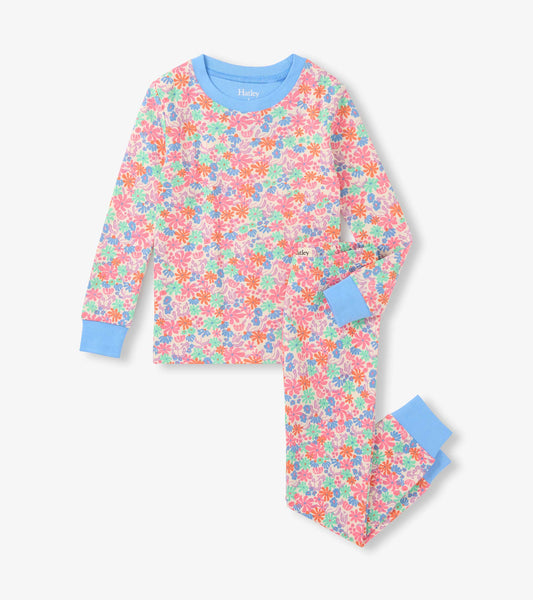Hatley Girls Whimsical Flowers Cotton Pyjama Set