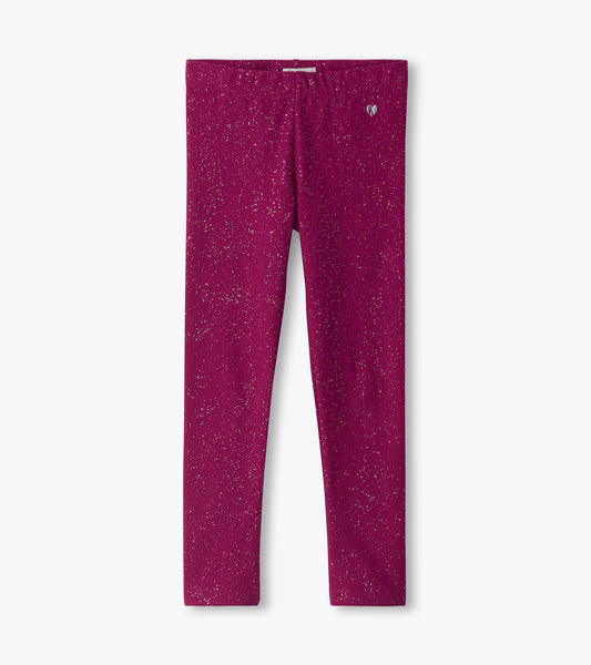 Hatley Girls Raspberry Radiance Hot Melt Cosy Leggings