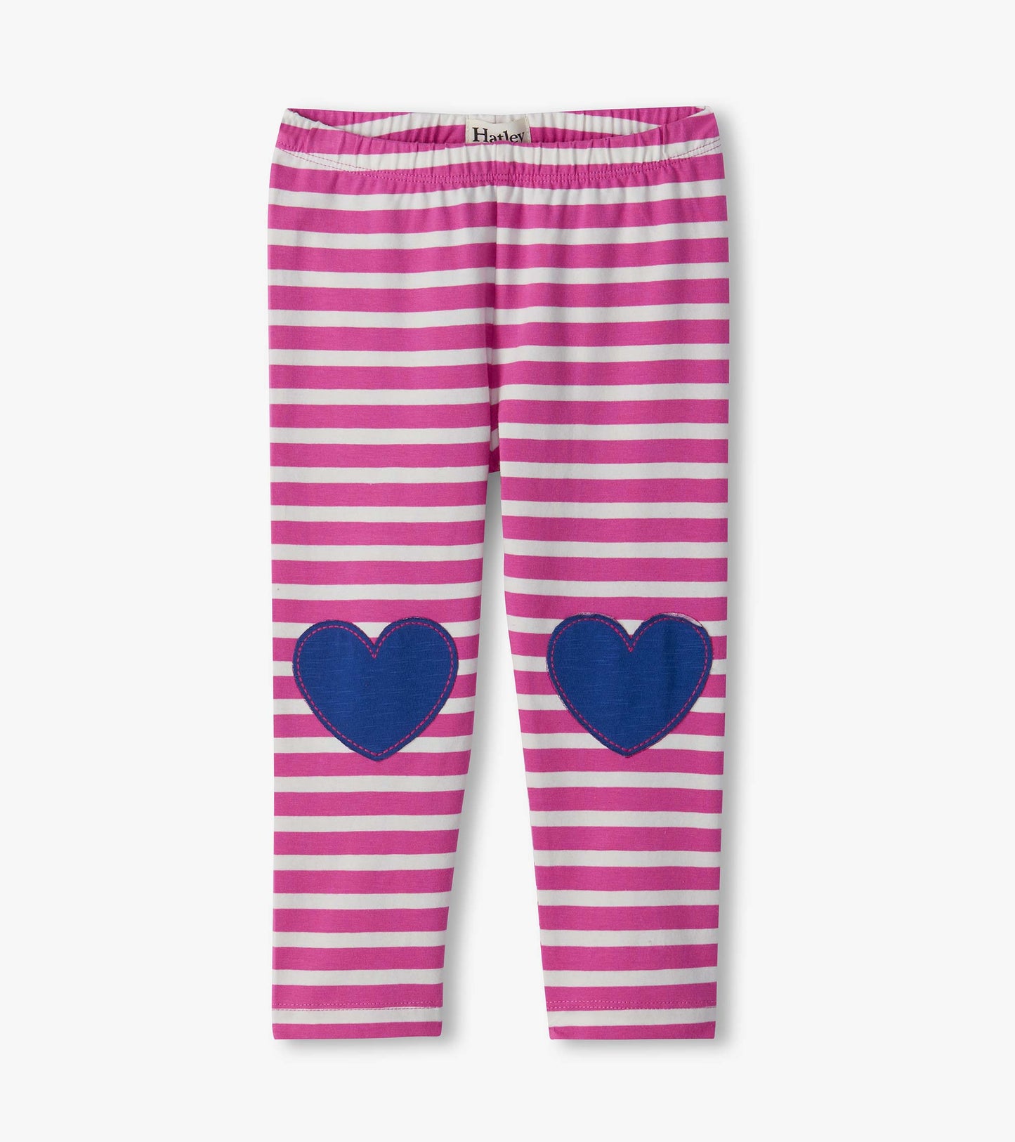 Hatley Baby Girls Rose Violet Stripes Jersey Leggings