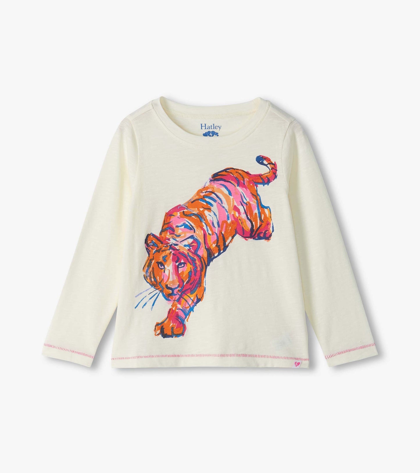 Hatley Boys Fierce Tiger Long Sleeve Graphic Tee