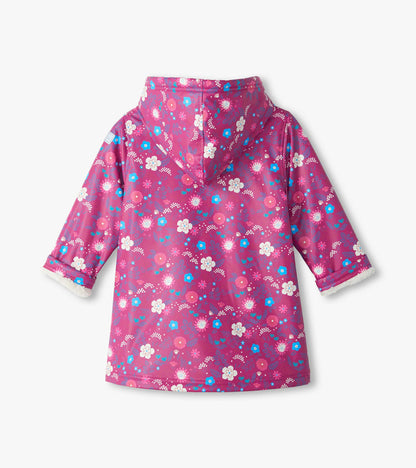 Hatley Girls Tiny Flowers Sherpa Lined Jacket