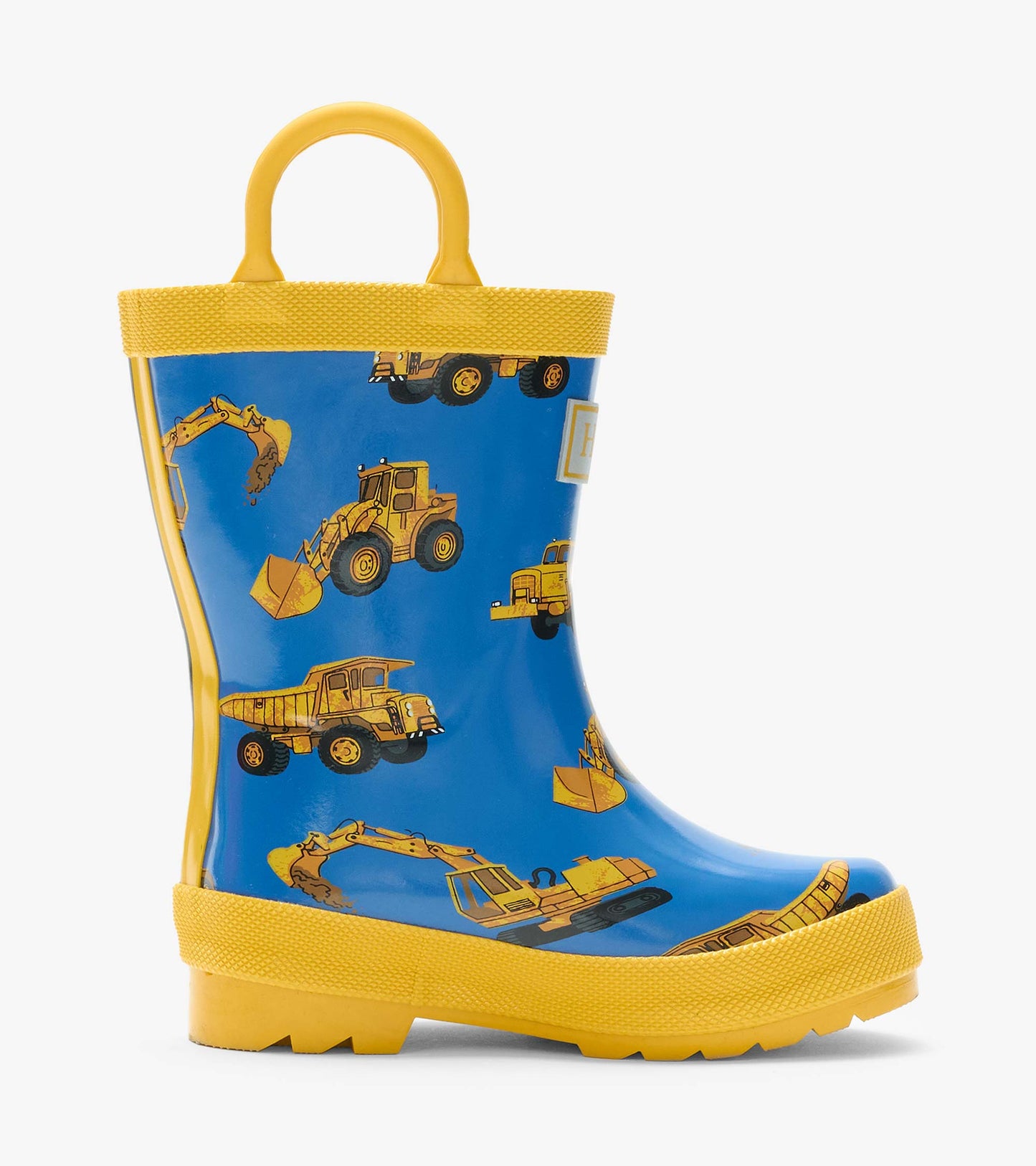 Hatley Boys Construction Trucks Wellies With Handles