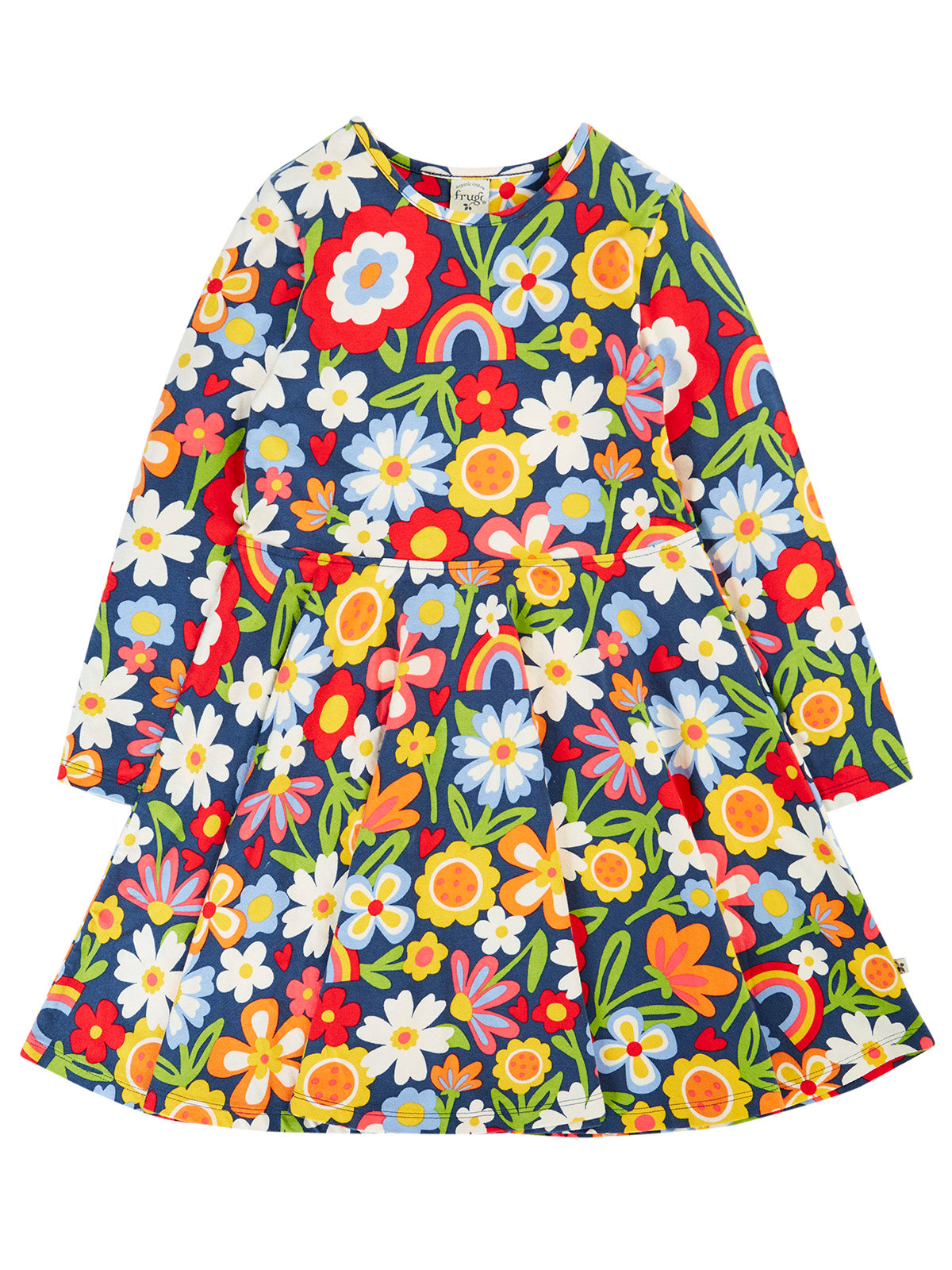 Frugi Girls Sofia Beautiful Bunch Skater Dress