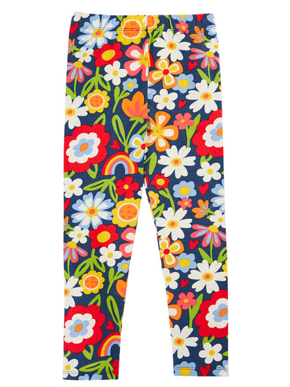 Frugi Girls Libby Beautiful Bunch Printed Leggings