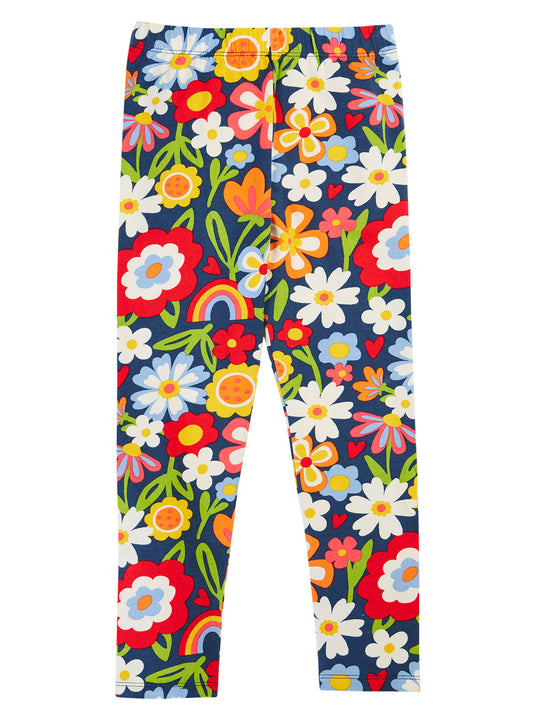 Frugi Girls Libby Beautiful Bunch Printed Leggings
