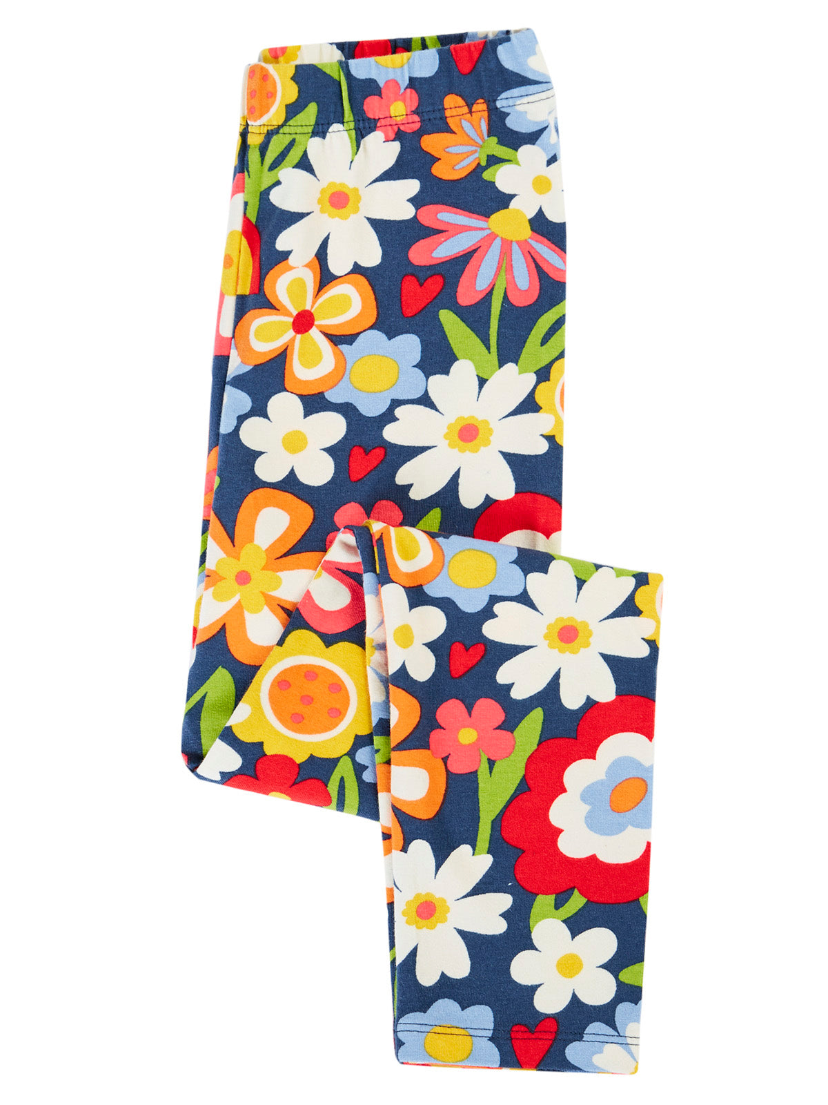 Frugi Girls Libby Beautiful Bunch Printed Leggings