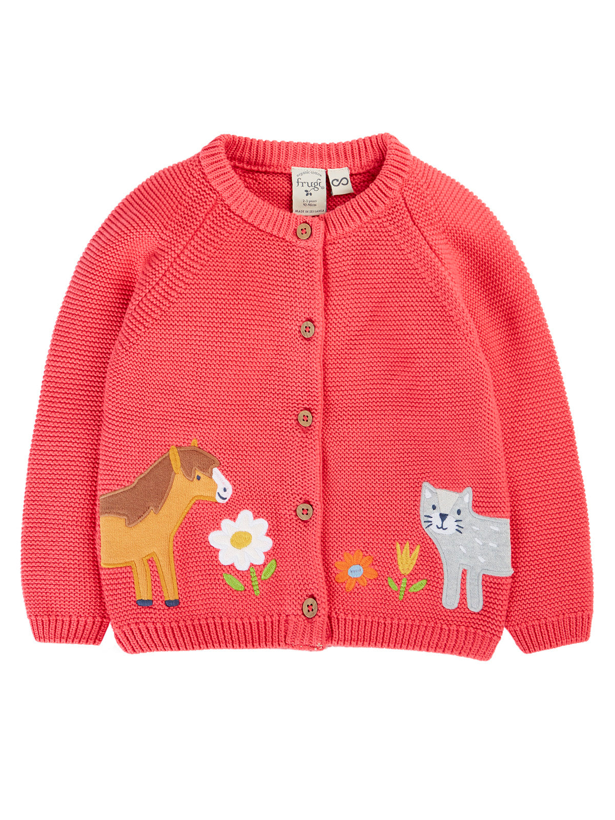Frugi Girls Colby Pals Cardigan