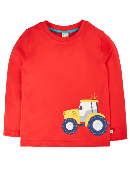 Frugi Boys Scout Circular Tractor T-shirt