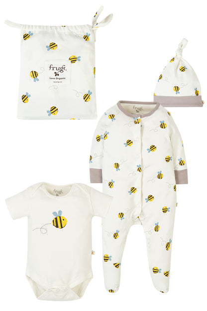 Frugi Baby Buzzy Bee Gift Set