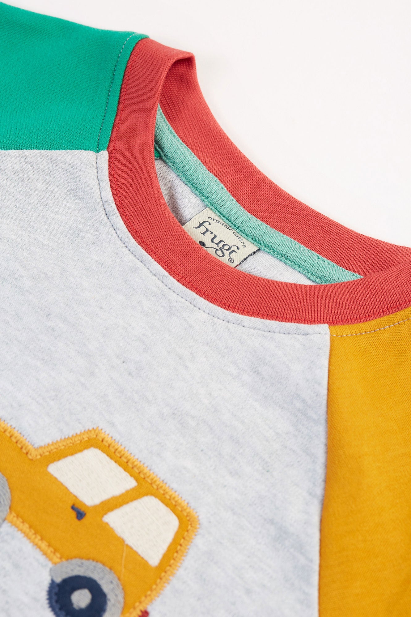 Frugi Baby Boys Vechiles Alfie Raglan Top