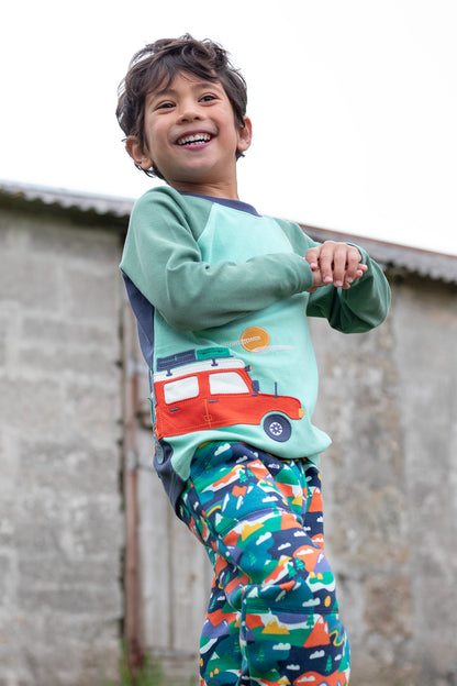 Frugi Boys Albert Campervan Wrap Around Top