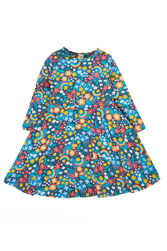 Frugi Girls Sofia Winter Hedgerow Skater Dress