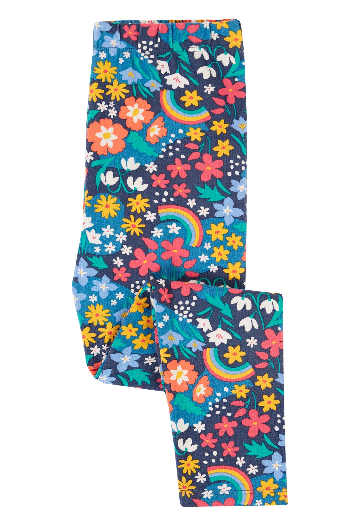 Frugi Baby Girls Liby Printed Winter Hedgerow Leggings