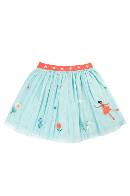 Frugi Girls Glacier Fairy Scarlet Twirly Skirt