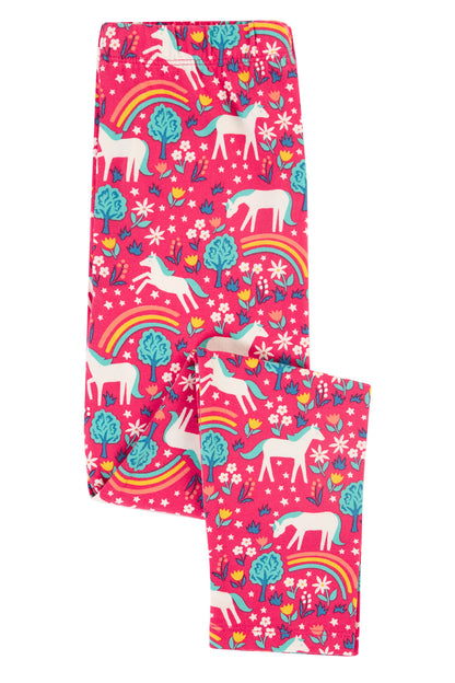 Frugi Girls Libby Printed Wild Horses Leggings