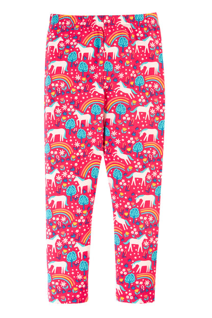 Frugi Girls Libby Printed Wild Horses Leggings