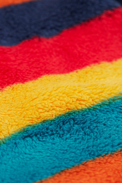 Frugi Boys Zipped Autumn Stripe Fleece