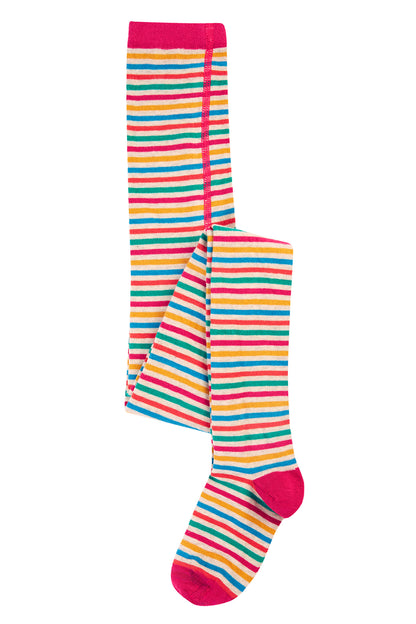 Frugi Baby Girls Multi-Stripe Norah Tights