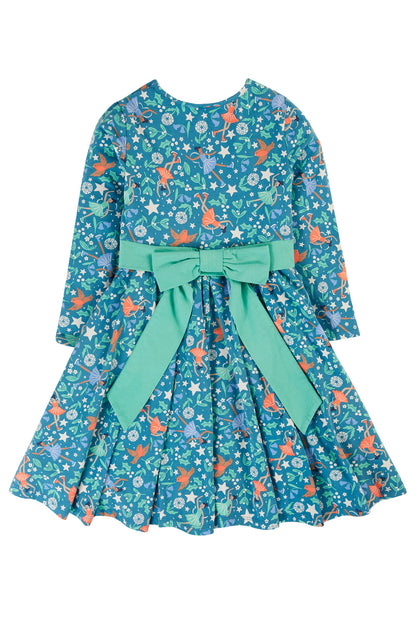 Frugi Girls Enchanted Forest Party Skater Dress