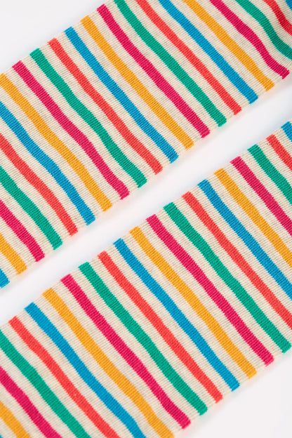 Frugi Baby Girls Multi-Stripe Norah Tights