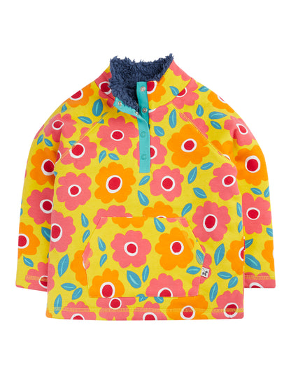 Frugi Girls Floral Fields Snuggle Fleece