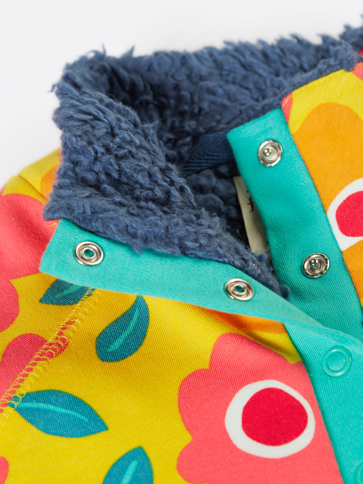 Frugi Girls Floral Fields Snuggle Fleece
