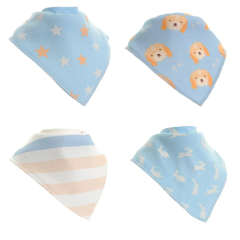 Ziggle Baby Boys Cub Bib Set