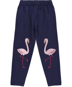 Lilly & Sid navy flamingo leggings