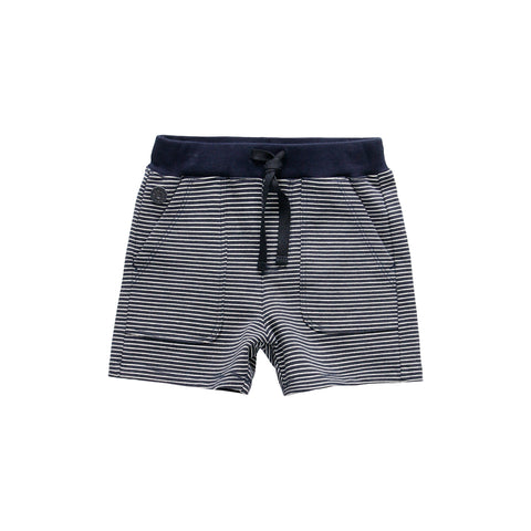 Boboli navy stripe shorts