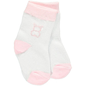 Emile et Rose Anya 2 pack baby socks - pink
