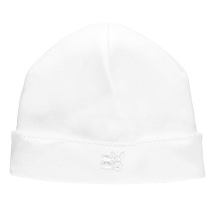 Emile et Rose cotton hat - white