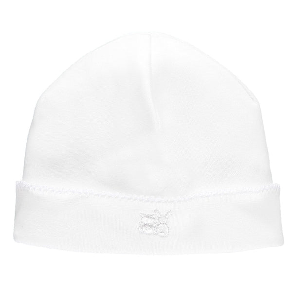 Emile et Rose cotton hat - white