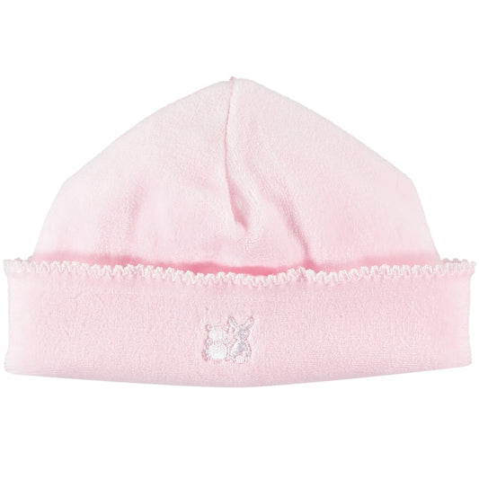 Emile et Rose Novel pink velour hat