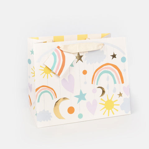 Caroline Gardner Baby Rainbow Mobile Landscape Gift Bag