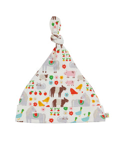 Frugi lovely knotted hat - farm