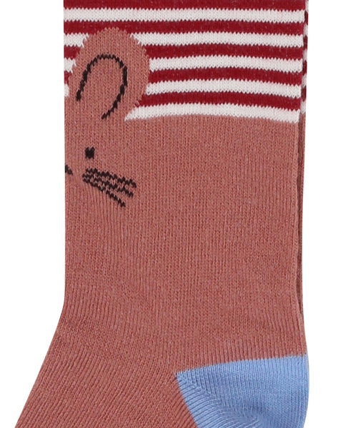 Lilly & Sid Mouse stripe tights