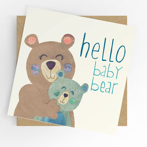 UTWT card - Hello baby bear