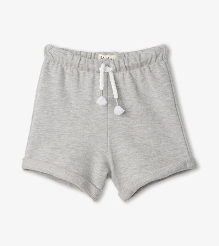 Hatley Grey french terry baby shorts
