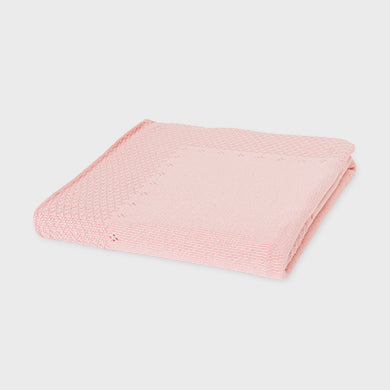 Mayoral pink knit blanket 9852