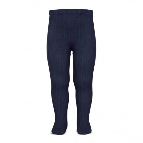 Condor Ribbed Tights - Navy blue 480