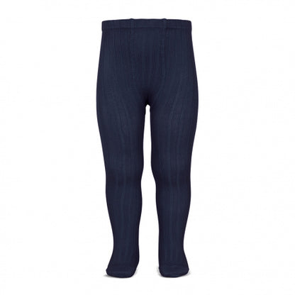 Condor Ribbed Tights - Navy blue 480