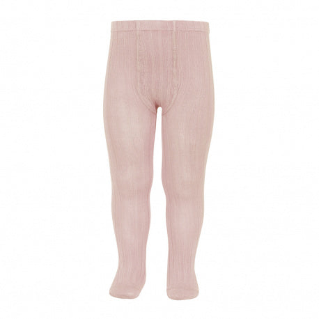 Condor Ribbed Tights - Old Rose 526