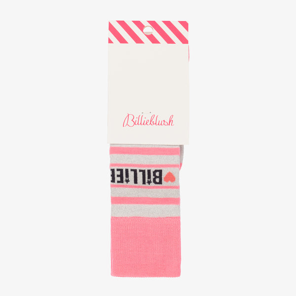 Billieblush Pink & Silvery Glitter Socks