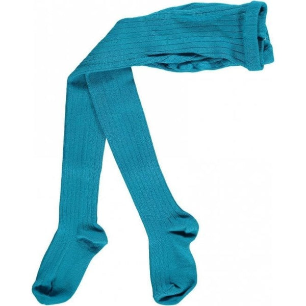 Condor Ribbed Tights - Turquoise 474