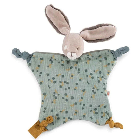 Moulin Roty Sage rabbit comforter