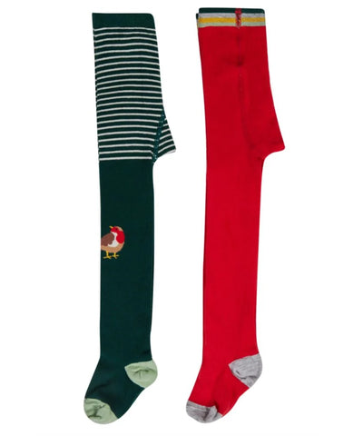 Norah 2pk Fir Robin and Red Tights