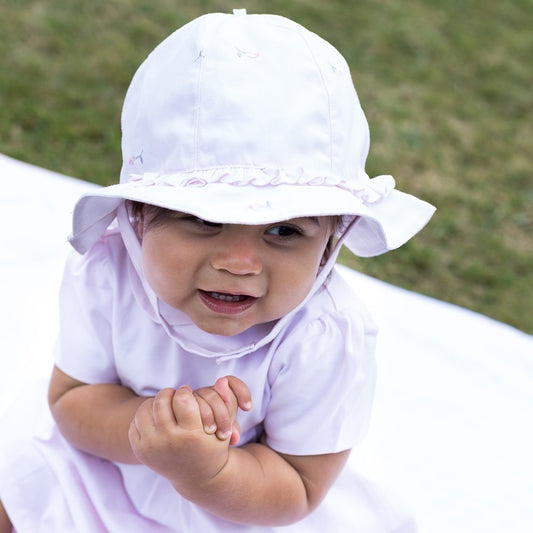Emile et Rose Pink Rosebud sunhat - Patricia
