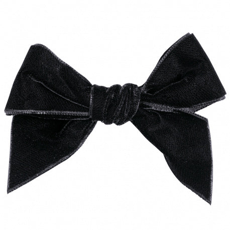 Condor Velvet bow clip - Black